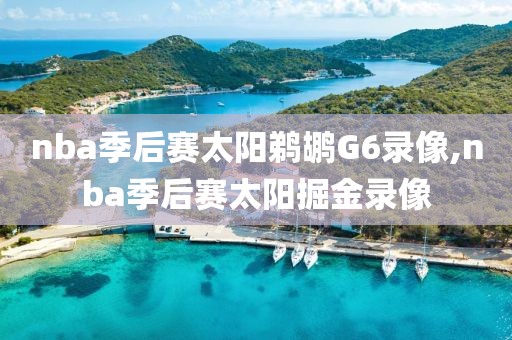 nba季后赛太阳鹈鹕G6录像,nba季后赛太阳掘金录像-第1张图片-雷速体育