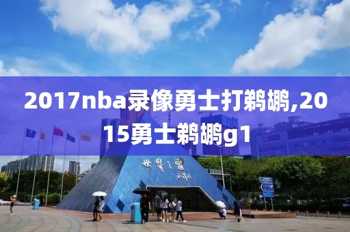 2017nba录像勇士打鹈鹕,2015勇士鹈鹕g1-第1张图片-雷速体育