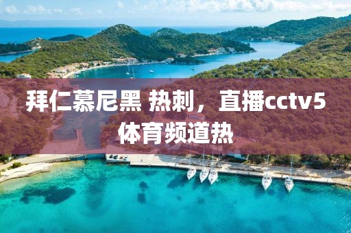 拜仁慕尼黑 热刺，直播cctv5体育频道热-第1张图片-雷速体育