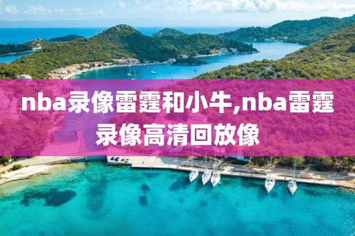 nba录像雷霆和小牛,nba雷霆录像高清回放像-第1张图片-雷速体育