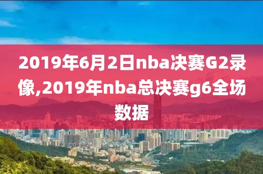 2019年6月2日nba决赛G2录像,2019年nba总决赛g6全场数据-第1张图片-雷速体育