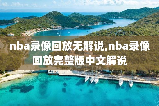 nba录像回放无解说,nba录像回放完整版中文解说-第1张图片-雷速体育