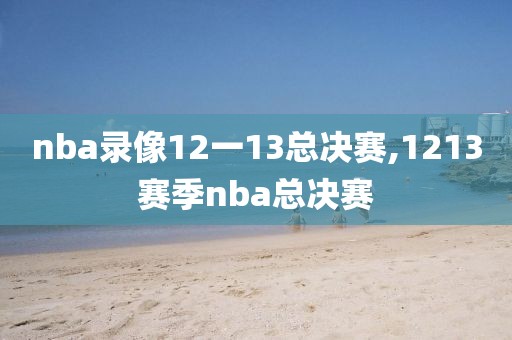 nba录像12一13总决赛,1213赛季nba总决赛-第1张图片-雷速体育