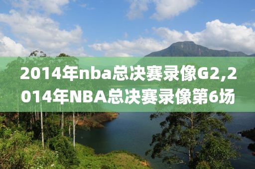 2014年nba总决赛录像G2,2014年NBA总决赛录像第6场-第1张图片-雷速体育