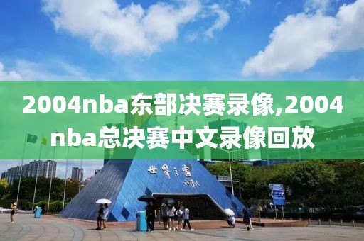 2004nba东部决赛录像,2004nba总决赛中文录像回放-第1张图片-雷速体育