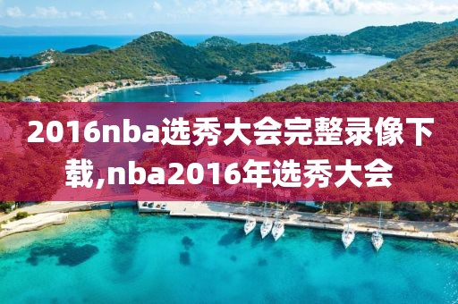 2016nba选秀大会完整录像下载,nba2016年选秀大会-第1张图片-雷速体育