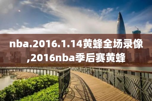 nba.2016.1.14黄蜂全场录像,2016nba季后赛黄蜂-第1张图片-雷速体育