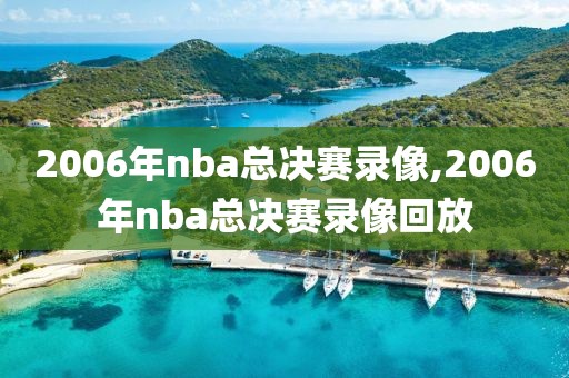 2006年nba总决赛录像,2006年nba总决赛录像回放-第1张图片-雷速体育