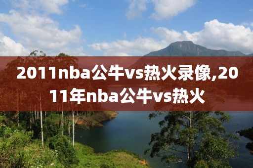 2011nba公牛vs热火录像,2011年nba公牛vs热火-第1张图片-雷速体育