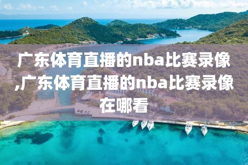 广东体育直播的nba比赛录像,广东体育直播的nba比赛录像在哪看-第1张图片-雷速体育