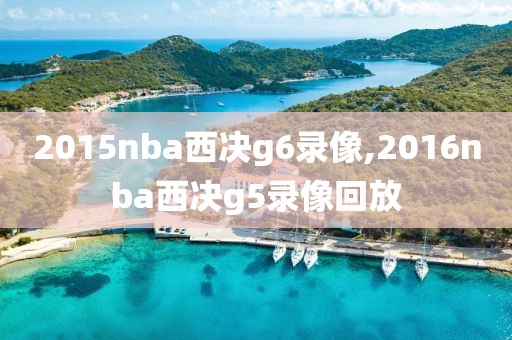 2015nba西决g6录像,2016nba西决g5录像回放-第1张图片-雷速体育