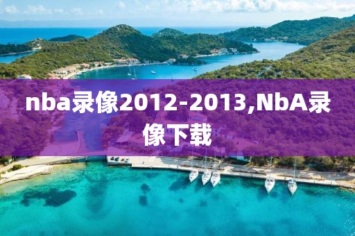 nba录像2012-2013,NbA录像下载-第1张图片-雷速体育