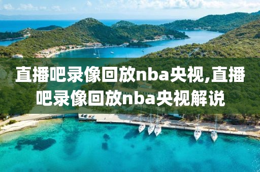 直播吧录像回放nba央视,直播吧录像回放nba央视解说-第1张图片-雷速体育