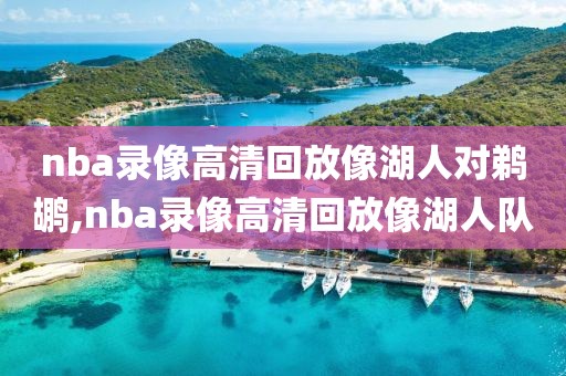 nba录像高清回放像湖人对鹈鹕,nba录像高清回放像湖人队-第1张图片-雷速体育