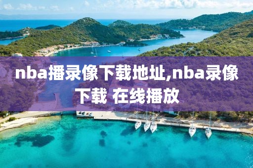 nba播录像下载地址,nba录像下载 在线播放-第1张图片-雷速体育