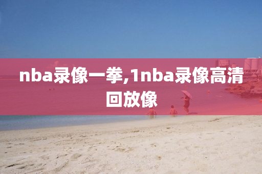 nba录像一拳,1nba录像高清回放像-第1张图片-雷速体育