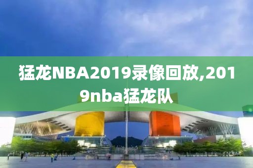 猛龙NBA2019录像回放,2019nba猛龙队-第1张图片-雷速体育