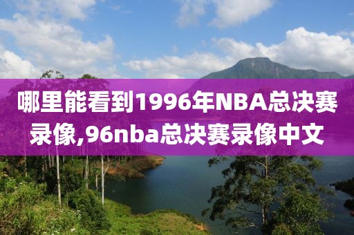 哪里能看到1996年NBA总决赛录像,96nba总决赛录像中文-第1张图片-雷速体育