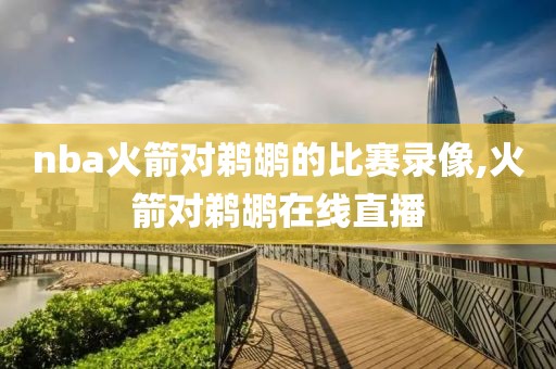 nba火箭对鹈鹕的比赛录像,火箭对鹈鹕在线直播-第1张图片-雷速体育