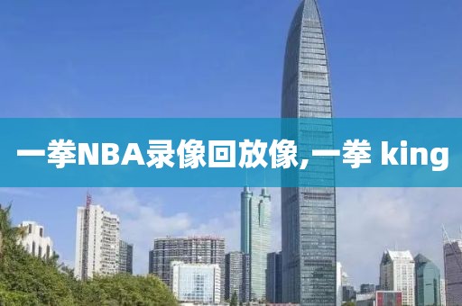 一拳NBA录像回放像,一拳 king-第1张图片-雷速体育