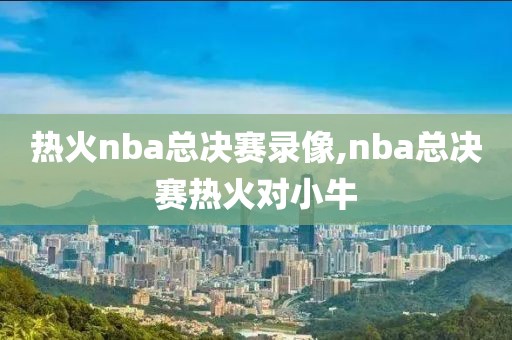 热火nba总决赛录像,nba总决赛热火对小牛-第1张图片-雷速体育