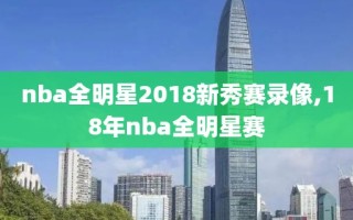 nba全明星2018新秀赛录像,18年nba全明星赛