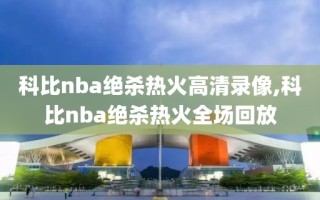 科比nba绝杀热火高清录像,科比nba绝杀热火全场回放