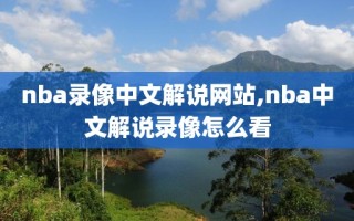 nba录像中文解说网站,nba中文解说录像怎么看