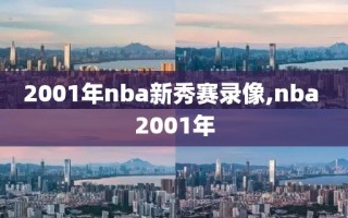 2001年nba新秀赛录像,nba 2001年