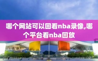 哪个网站可以回看nba录像,哪个平台看nba回放
