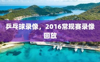 乒乓球录像，2016常规赛录像回放