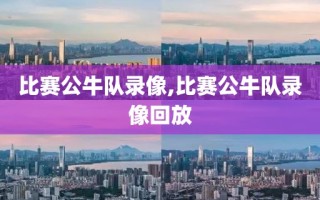 比赛公牛队录像,比赛公牛队录像回放