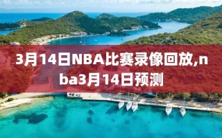 3月14日NBA比赛录像回放,nba3月14日预测