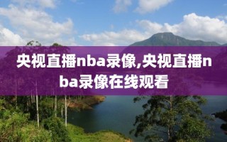 央视直播nba录像,央视直播nba录像在线观看