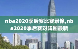 nba2020季后赛比赛录像,nba2020季后赛对阵图最新