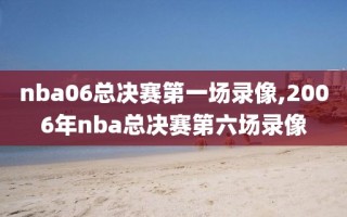 nba06总决赛第一场录像,2006年nba总决赛第六场录像