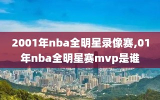 2001年nba全明星录像赛,01年nba全明星赛mvp是谁