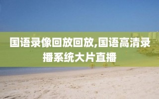 国语录像回放回放,国语高清录播系统大片直播