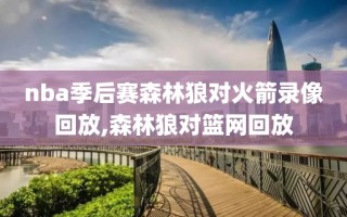 nba季后赛森林狼对火箭录像回放,森林狼对篮网回放