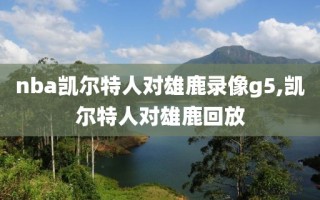 nba凯尔特人对雄鹿录像g5,凯尔特人对雄鹿回放