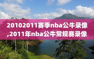 20102011赛季nba公牛录像,2011年nba公牛常规赛录像