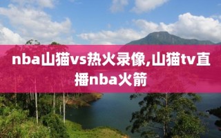 nba山猫vs热火录像,山猫tv直播nba火箭