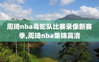 周琦nba毒蛇队比赛录像新赛季,周琦nba集锦高清
