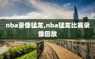 nba录像猛龙,nba猛龙比赛录像回放