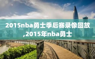 2015nba勇士季后赛录像回放,2015年nba勇士