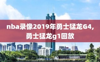 nba录像2019年勇士猛龙G4,勇士猛龙g1回放