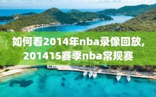 如何看2014年nba录像回放,201415赛季nba常规赛