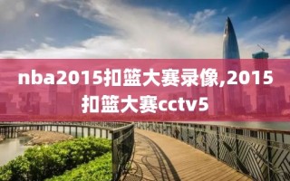 nba2015扣篮大赛录像,2015扣篮大赛cctv5