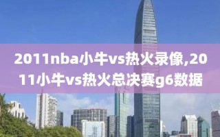 2011nba小牛vs热火录像,2011小牛vs热火总决赛g6数据