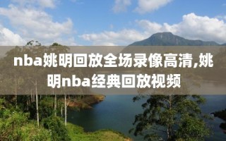 nba姚明回放全场录像高清,姚明nba经典回放视频